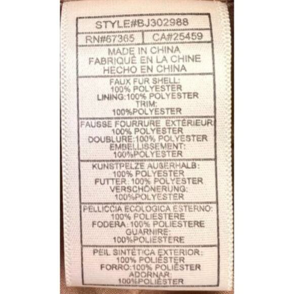 BB Dakota Jacket Womens Small Brown Side Pockets Fluffy Teddy Bear Zip Up Cozy - Picture 11 of 12